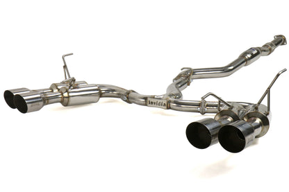 Invidia Gemini R400 Stainless Steel Quad Tip Cat-back Exhaust - 2022-2024 Subaru WRX