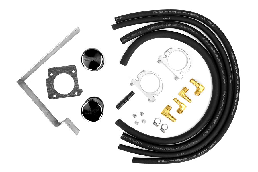 Moroso Air Oil Separator Small Body Black Finish - 2008-2014 Subaru STI