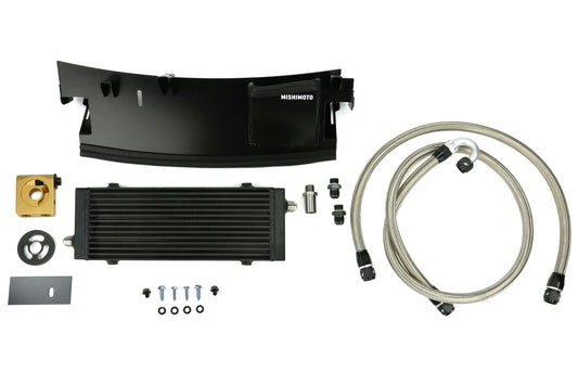 Mishimoto Thermostatic Oil Cooler Kit Black - 2016-2017 Ford Focus RS