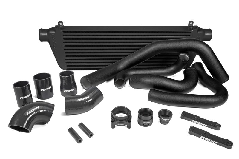 PERRIN Front Mount Intercooler Kit (Black Tubes & Black Core) - 2022-2026 Subaru WRX