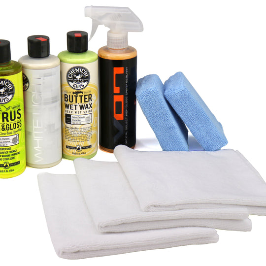 Chemical Guys White Car Care Kit (9pc) - Universal