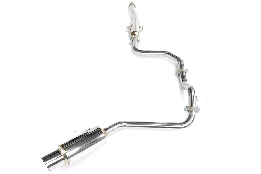 Invidia N1 Cat Back Exhaust - Stainless Steel Tip - 1988-1991 Honda CRX