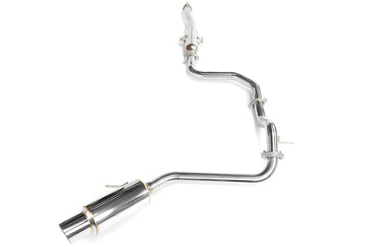 Invidia N1 Cat Back Exhaust - Stainless Steel Tip - 1988-1991 Honda CRX