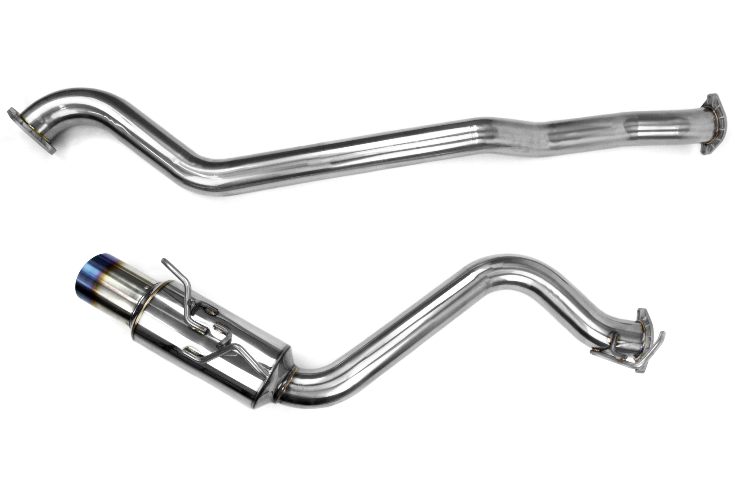 Invidia Racing Series Single Exit Cat Back Exhaust - Titanium Tip - 2008-2014 Subaru WRX / STI Hatchback