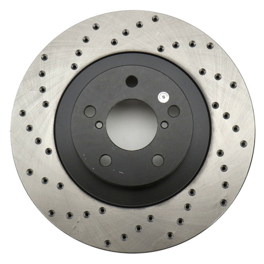 Stoptech Drilled Rotor Single Front Right - Subaru Models (inc. 2002-2010 WRX)