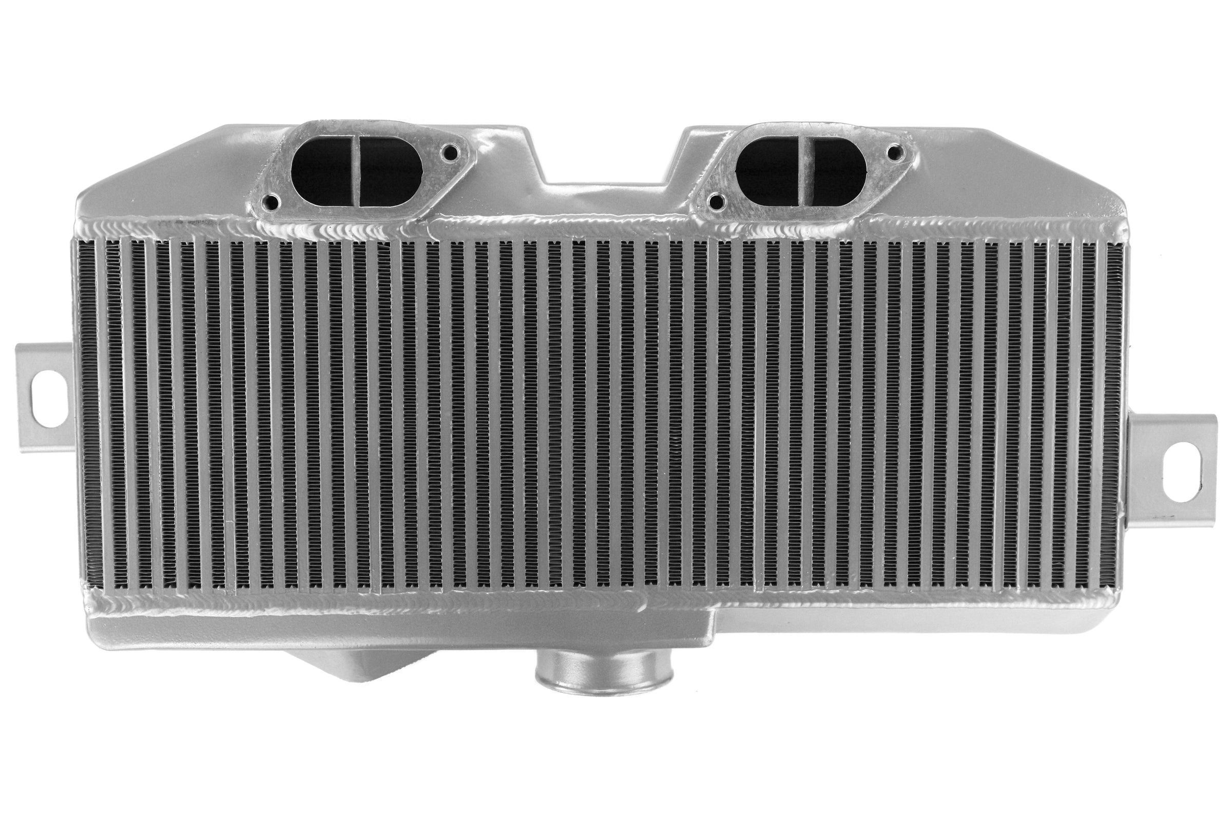 Mishimoto Top Mount Intercooler Silver/Blue - Subaru STI 2008+