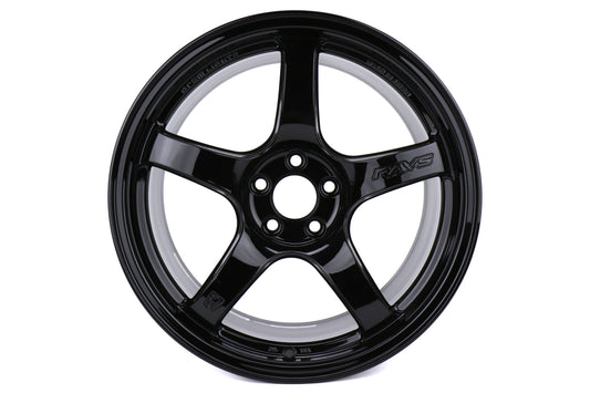 Rays Gram Lights 57CR Glass Black 17x9 +38mm 5x100 (Sold As Pair) - 2013-2024 Subaru BRZ / Scion FR-S / Toyota GR86 / 2014-2018 Subaru Forester