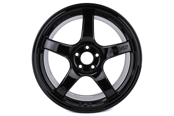 Rays Gram Lights 57CR Glass Black 17x9 +38mm 5x100 (Sold As Pair) - 2013-2024 Subaru BRZ / Scion FR-S / Toyota GR86 / 2014-2018 Subaru Forester