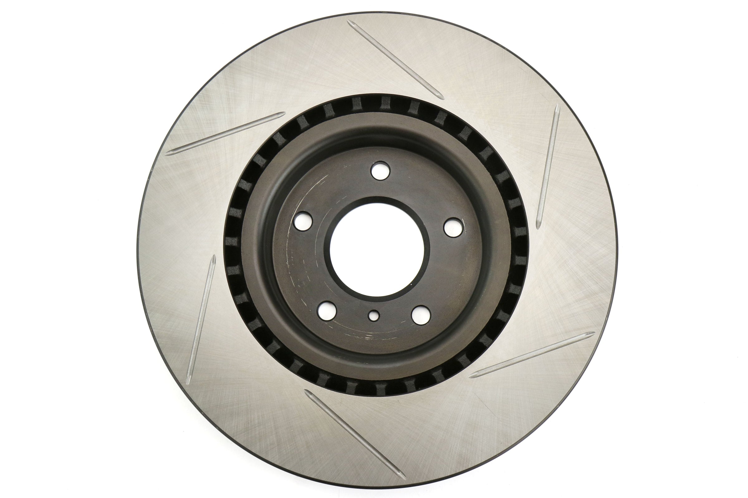 Stoptech Front Right Slotter Rotor w/OEM Brembo Brakes - 2003-2009 Nissan 350Z / Infiniti G35 (w/OEM Brembo)