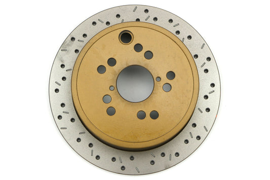 DBA 4000 Series Drilled/Slotted Rotor Single Rear - Subaru Models (inc. 2008-2021 WRX / 2009-2014 Forester)