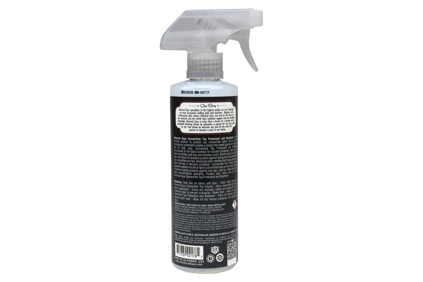 Chemical Guys Convertible Top Protectant and Repellent - Universal