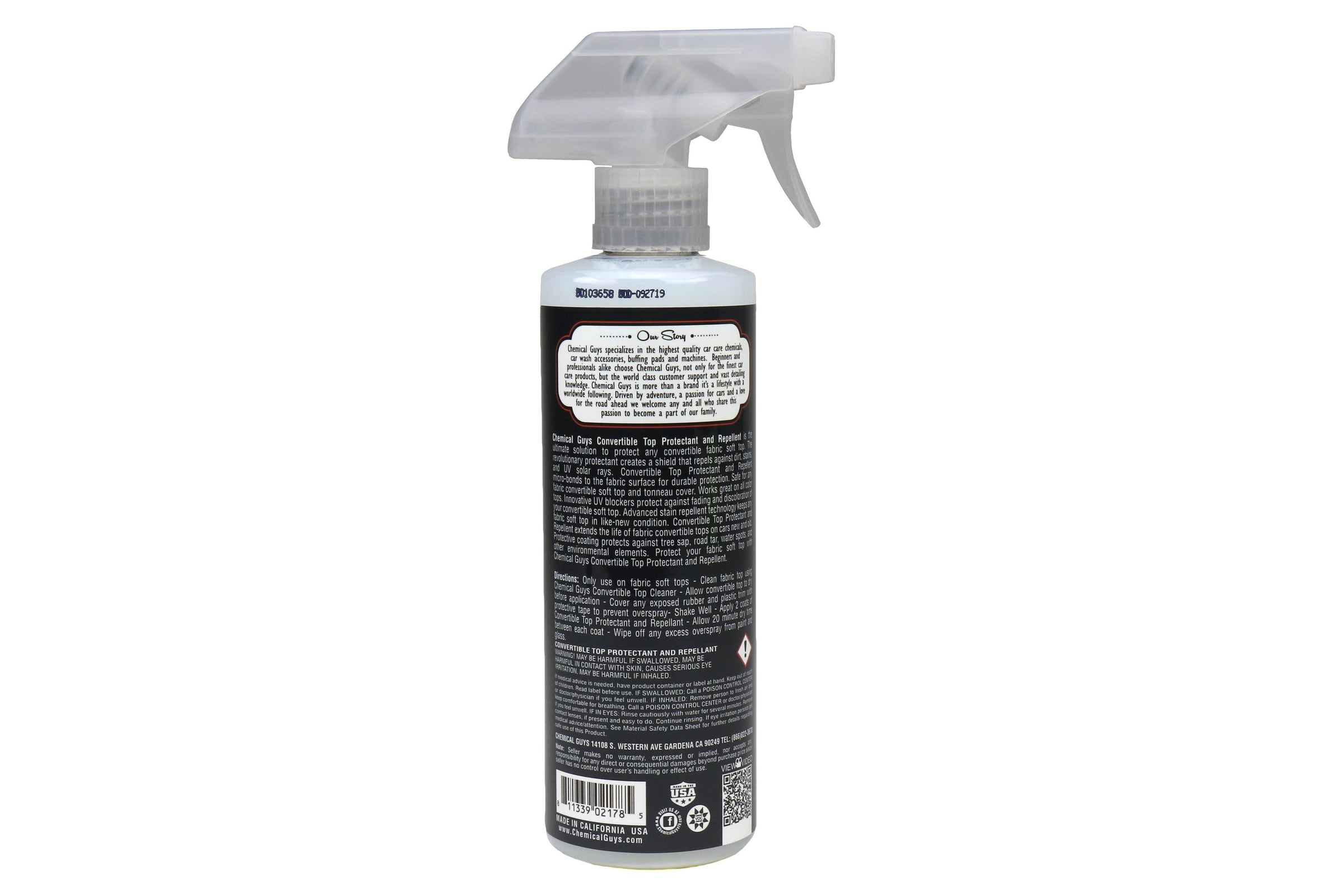Chemical Guys Convertible Top Protectant and Repellent - Universal