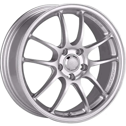 Enkei PF01 18?9 +35 5.114.3 Wheel Silver Finish (Single Wheel) - 2015-2024 Subaru WRX / 2015-2021 STI / 2019-2024 Forester