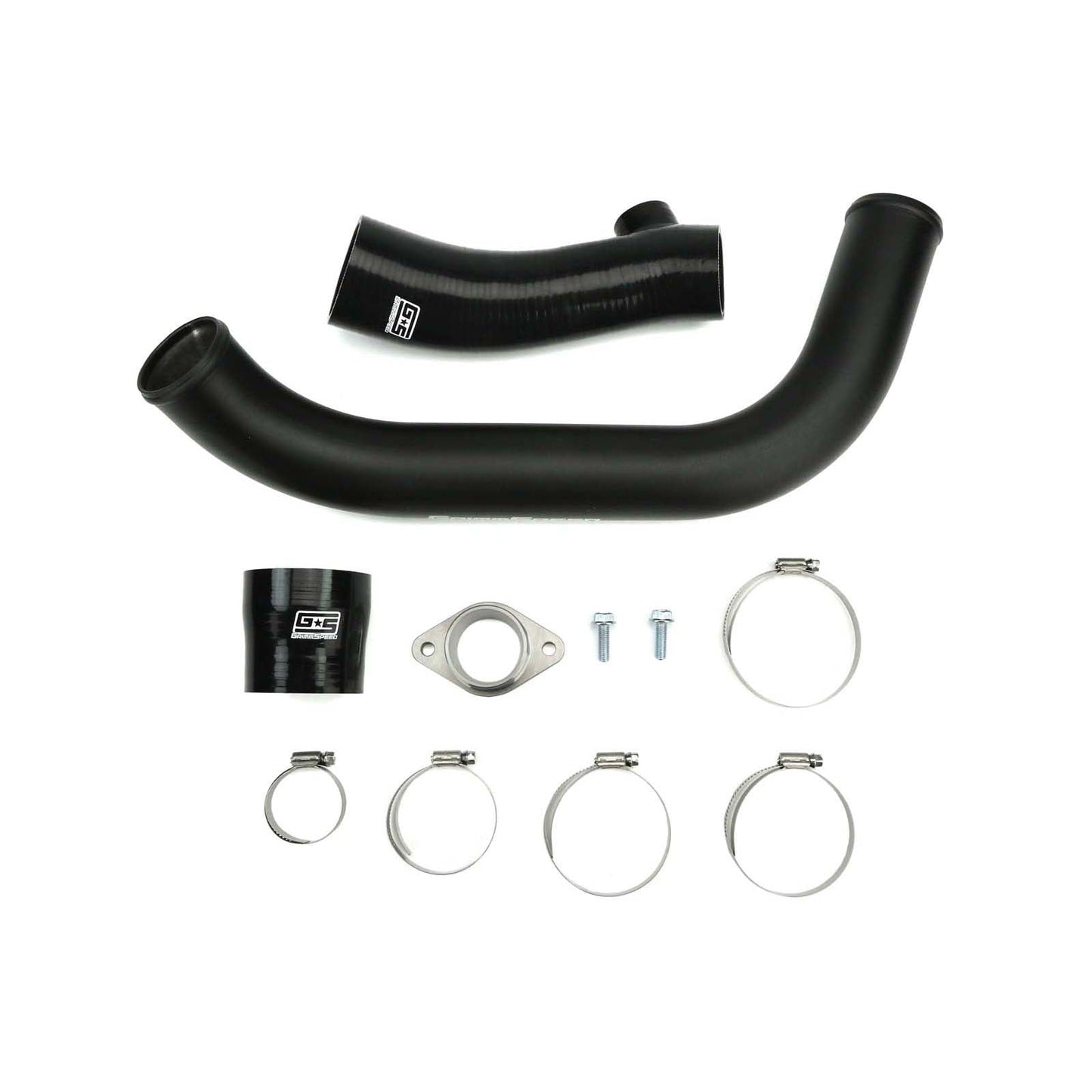 Grimmspeed Top Mount Intercooler Charge Pipe Kit Black - 2015-2021 Subaru WRX