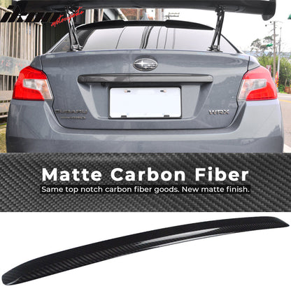 2015-2021 Subaru WRX STI Rear Trunk Lid Garnish Cover Carbon Fiber
