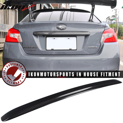 2015-2021 Subaru WRX STI Rear Trunk Lid Garnish Cover Carbon Fiber