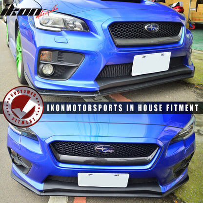 2015-2017 Subaru WRX STI Front Grille Garnish Cover Carbon Fiber