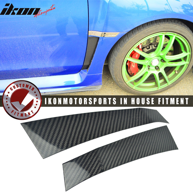 2015-2021 Subaru WRX STI Fender Insert Overlay Cover Carbon Fiber