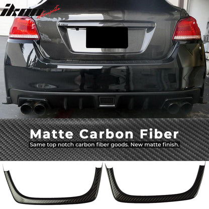 2015-2021 Subaru WRX STI Exhaust Pipe Cover Heat Shield Carbon Fiber