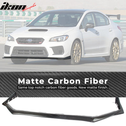 2018-2021 Subaru WRX STI Sedan Front Bumper Lip Carbon Fiber