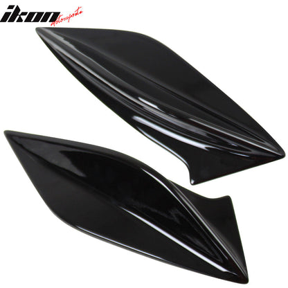 2015-2021 Subaru WRX STI Gloss Black Side Fin Shark Trunk Spoiler