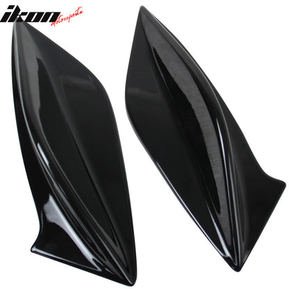2015-2021 Subaru WRX STI Gloss Black Side Fin Shark Trunk Spoiler