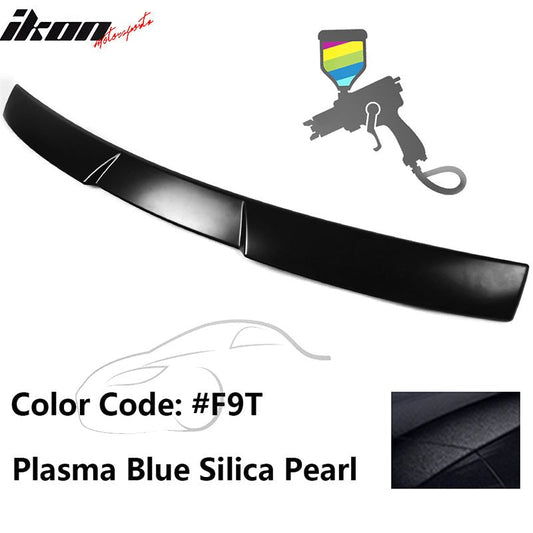 2015-2021 Subaru WRX V Style Plasma Blue Silica Pearl Roof Spoiler ABS