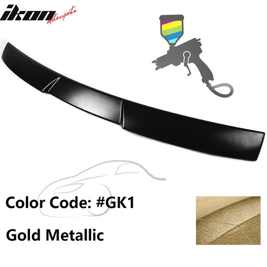 2015-2021 Subaru WRX V Style Gold Metallic Rear Roof Spoiler ABS