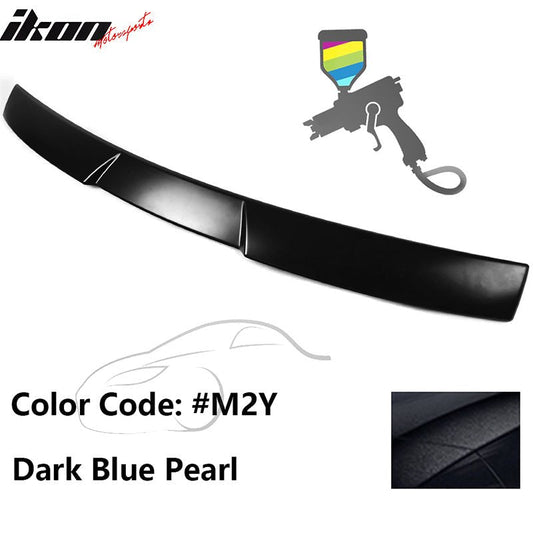 2015-2021 Subaru WRX V Style Dark Blue Pearl Rear Roof Spoiler ABS