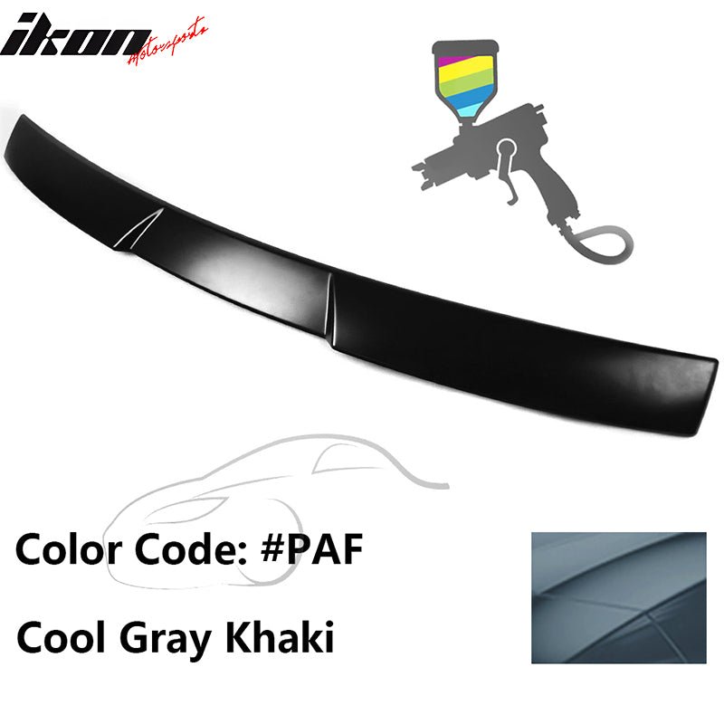 2015-2021 Subaru WRX V Style Cool Gray Khaki Rear Roof Spoiler ABS