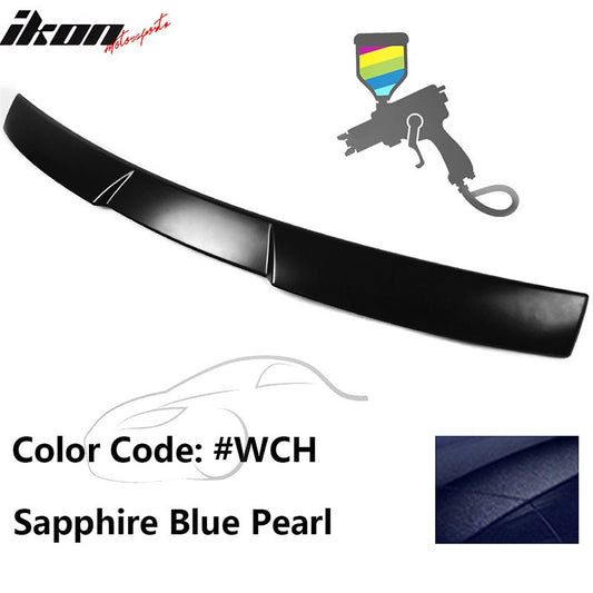 2015-2021 Subaru WRX V Style Sapphire Blue Pearl Rear Roof Spoiler ABS