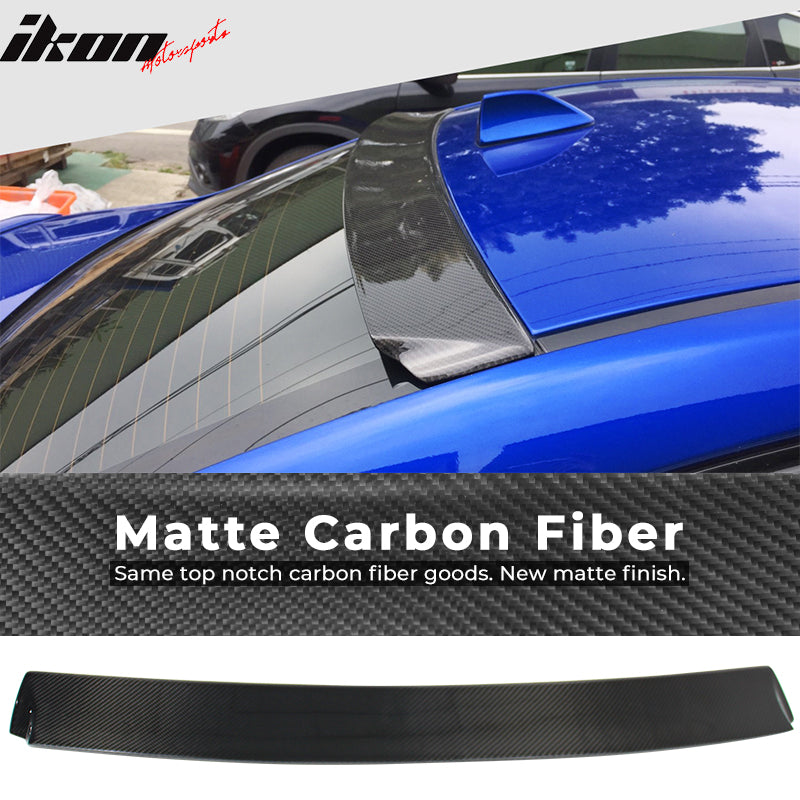2015-2021 Subaru WRX STI Ikon Style Roof Spoiler Carbon Fiber