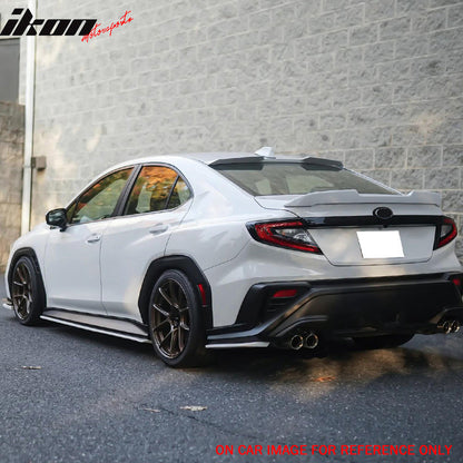 2022-2025 Subaru WRX V Style ABS Rear Roof Spoiler Painted #DCK Red