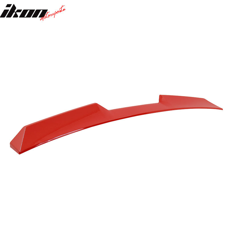 2022-2025 Subaru WRX V Style ABS Rear Roof Spoiler Painted #DCK Red