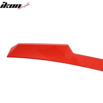 2022-2025 Subaru WRX V Style ABS Rear Roof Spoiler Painted #DCK Red