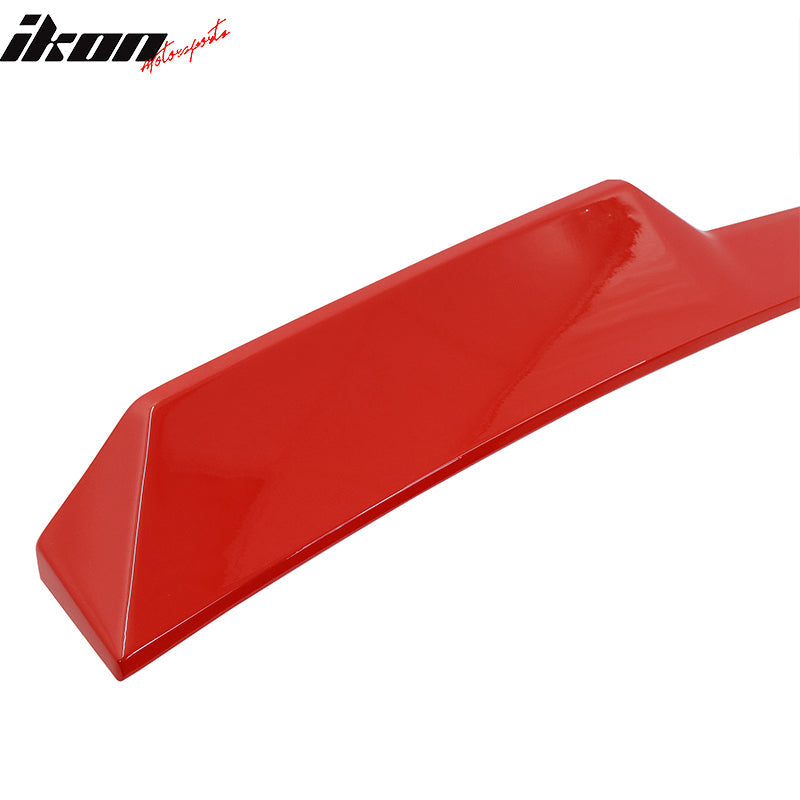 2022-2025 Subaru WRX V Style ABS Rear Roof Spoiler Painted #DCK Red