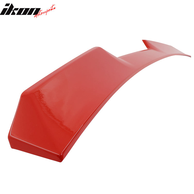 2022-2025 Subaru WRX V Style ABS Rear Roof Spoiler Painted #DCK Red
