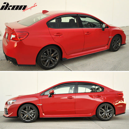 2015-2021 WRX STI Sedan Carbon Fiber CF Side Skirts Extension