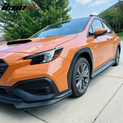 2022-2025 Subaru WRX Unpainted Side Skirts Extension Rocker Panel Pair
