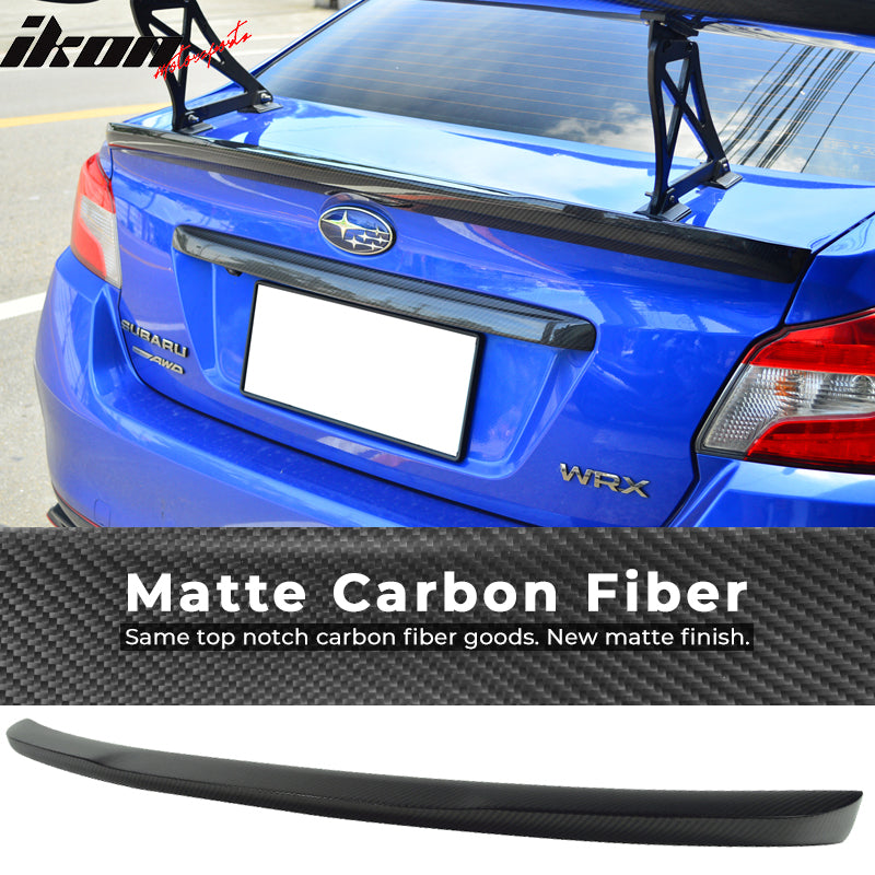 2015-2021 Subaru WRX STI Carbon Fiber CF Trunk Spoiler Wing