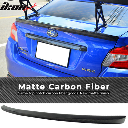 2015-2021 Subaru WRX STI Carbon Fiber CF Trunk Spoiler Wing
