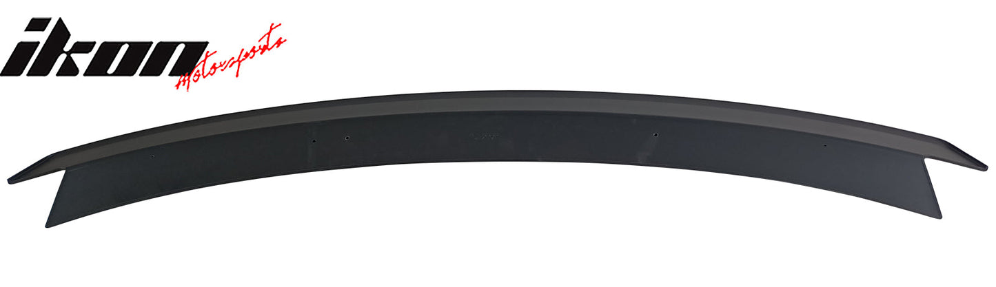 2024-2026 Ford Mustang S650 7th R Style Matte Black Trunk Spoiler ABS
