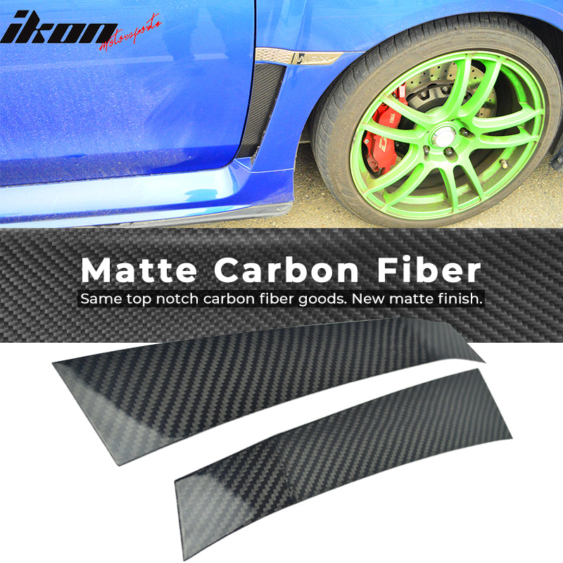 2015-2021 Subaru WRX STI Fender Insert Overlay Cover Carbon Fiber