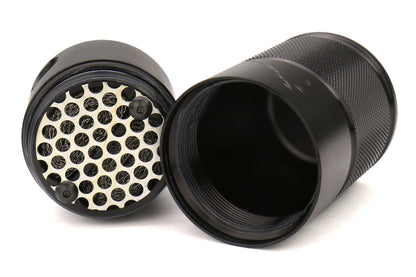 Moroso Small Body Air-Oil Separator Black - 2008-2014 Subaru STI w/ Front Mount Intercooler