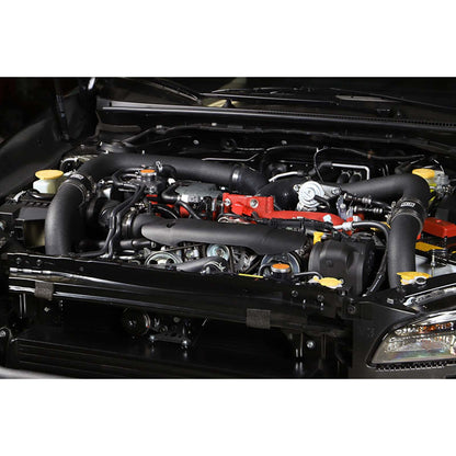 GrimmSpeed Front Mount Intercooler Kit Black Core w/ Black Piping - 2015-2021 Subaru WRX / STI