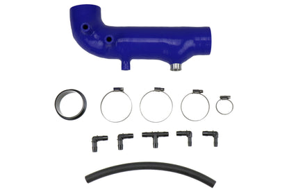 Torque Solution Turbo Inlet Hose Blue - 2002-2007 Subaru WRX / 2004-2021 STI / 2005-2009 Legacy GT / Outback