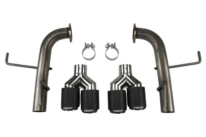 MBRP 2.5in Quad Carbon Fiber Tip Axle Back Exhaust - 2015-2021 Subaru WRX / STI