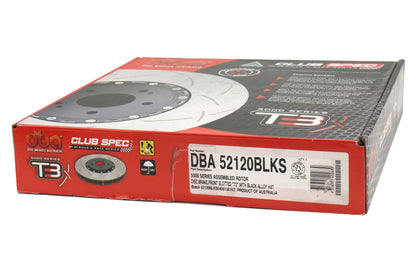 DBA T3 5000 Series Uni-Directional Slotted Front 2 Piece Rotor - 2013-2018 Ford Focus ST