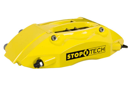 Stoptech ST-40 Big Brake Kit Front 332mm Yellow Slotted Rotors - 2004 Subaru STI