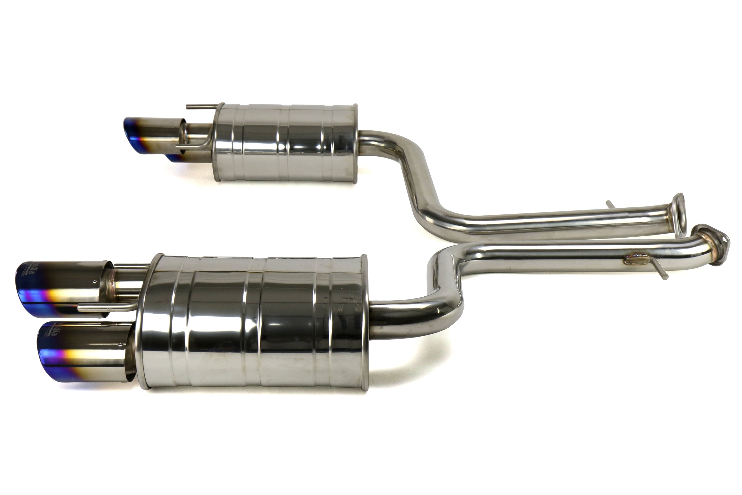 Invidia Q300 Axle Back Exhaust - Titanium Tips - 2015-2017 Lexus RC350 / RC200T